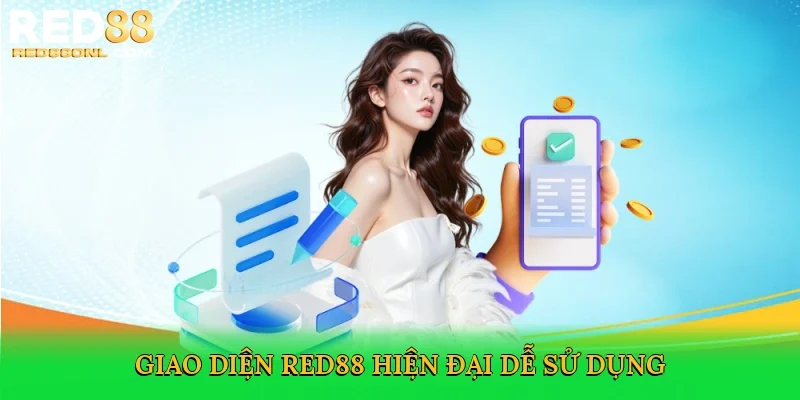 Giao diện Red88 hiện đại dễ sử dụng