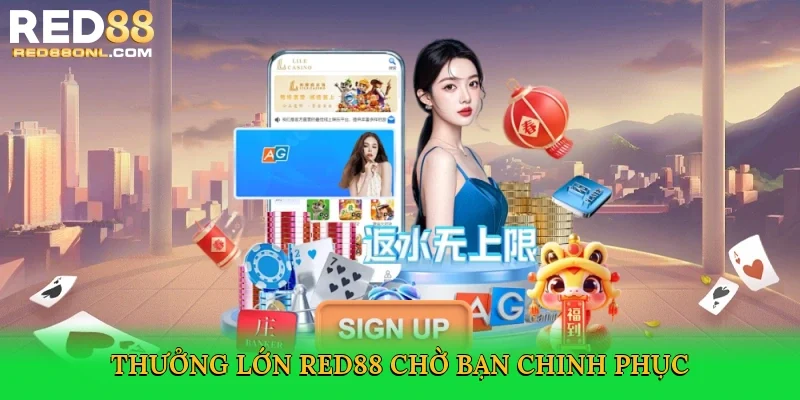 Thưởng lớn Red88 chờ bạn chinh phục